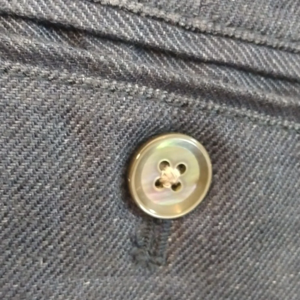 Banana Republic Slim/Modern Fit Blue Linen Summer Pants 34 - 30